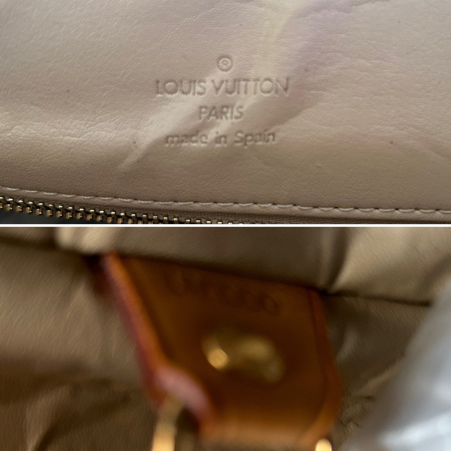 Louis Vuitton Black Vernis Houston Tote Bag and Agenda PM
