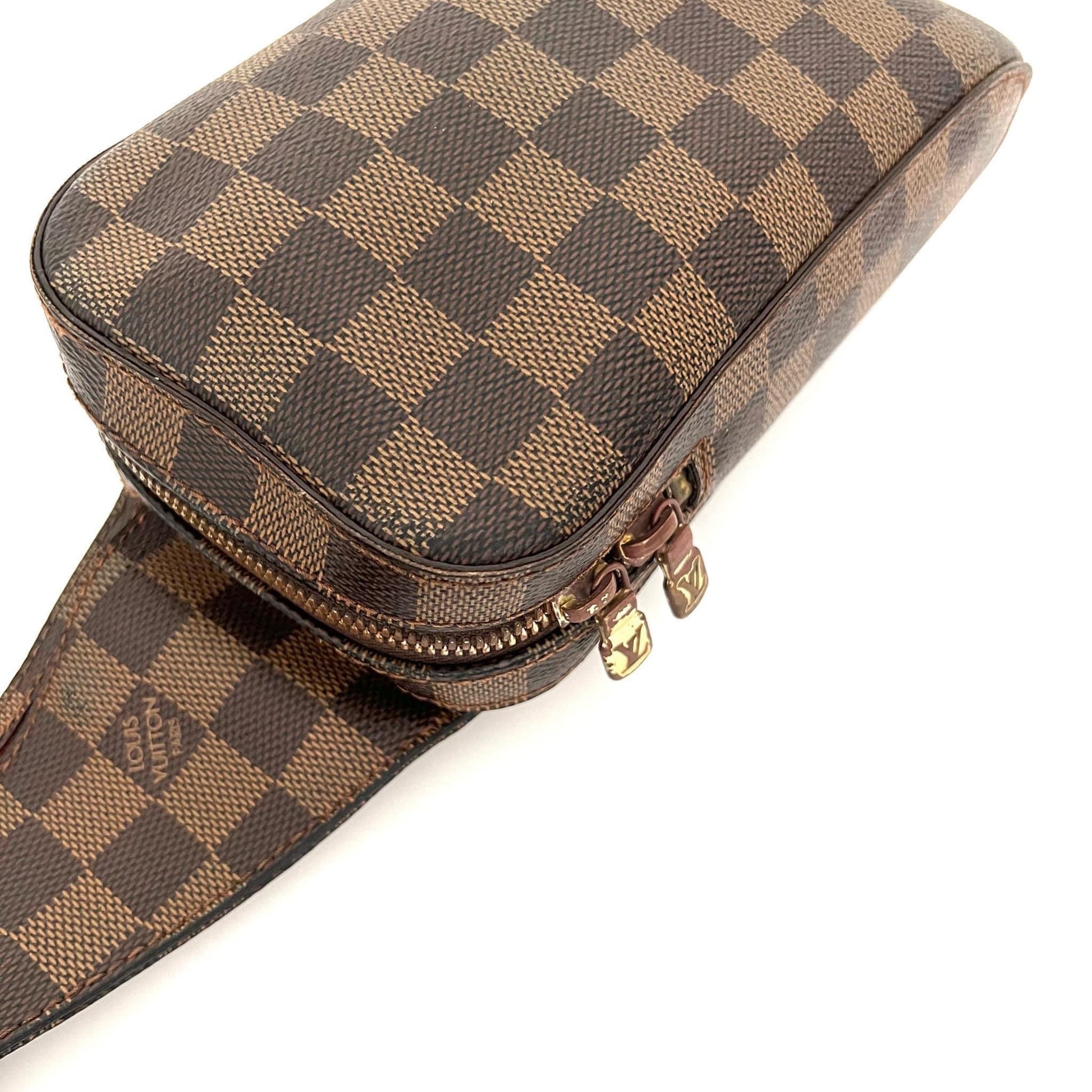 Louis Vuitton Damier Ebene Geronimos Crossbody Bag Fanny Pack Body Pouch 118lv42W, Women's, Size: One Size